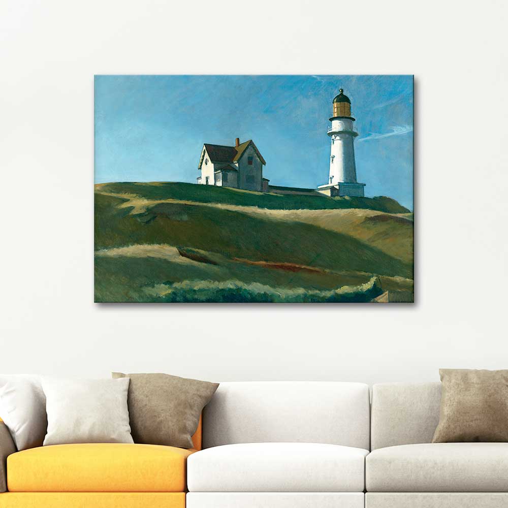 Canvas or Print Wall Art Edward Hopper Lighthouse Hill 