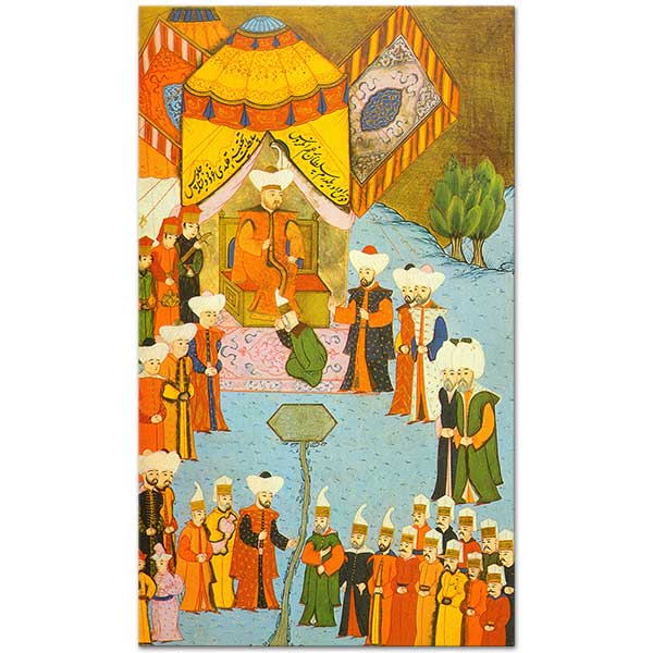 From the Hunername Sultan Beyazit II Art Print