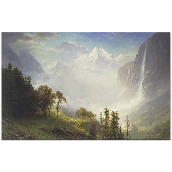 Albert Bierstadt Şelale Kanvas Tablo
