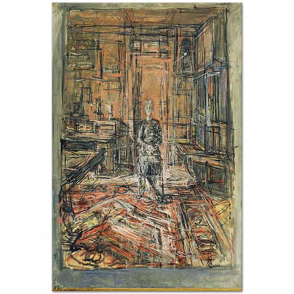 Alberto Giacometti Sanatçının Annesi Kanvas Tablo