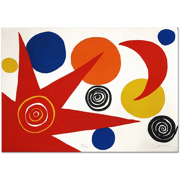 Alexander Calder Red Star Art Print