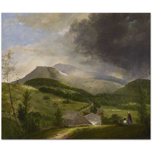 Alvan Fisher Approaching Storm White Mountains Art Print