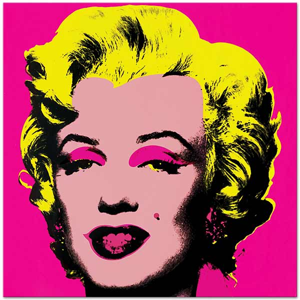 Andy Warhol Marilyn Monroe Pembe
