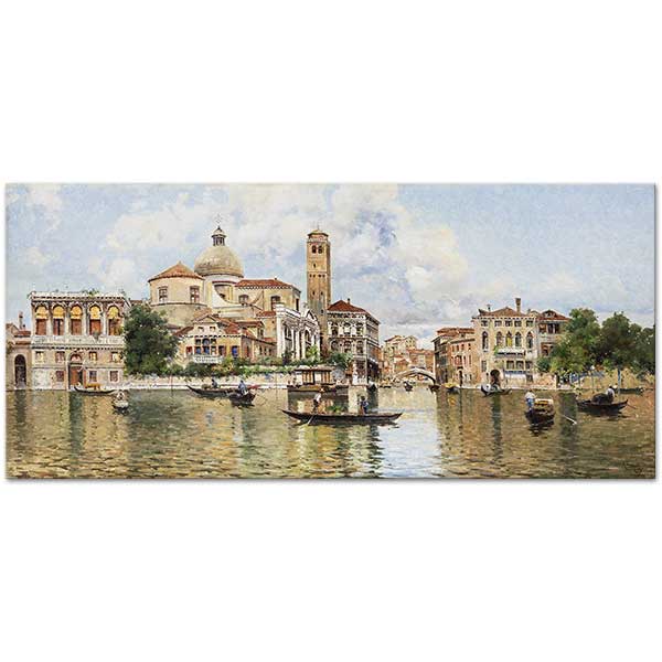 Antonio Reyna Manescau Venedik Manzarası
