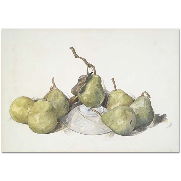 Charles Demuth Green Pears Art Print