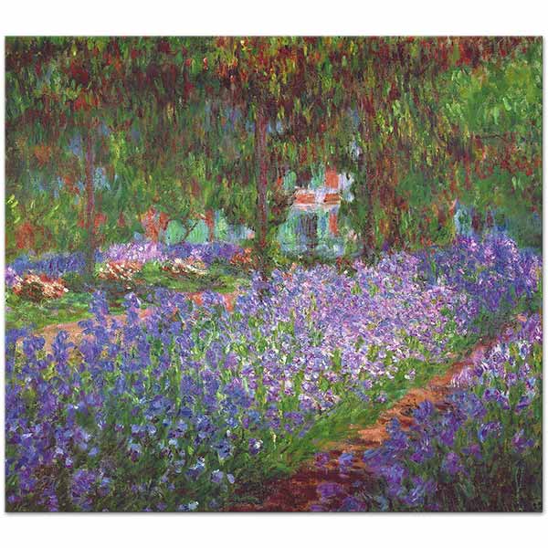 Claude Monet Le Jardin de l'artiste à Giverny Art Print