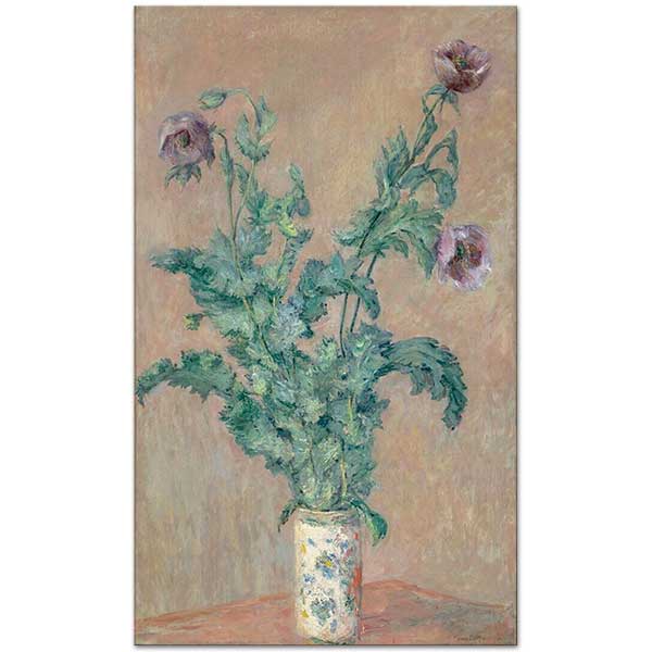 Claude Monet Vase of Poppies Art Print
