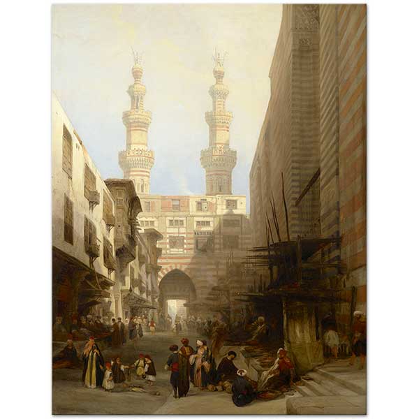 David Roberts A View in Cairo Art Print
