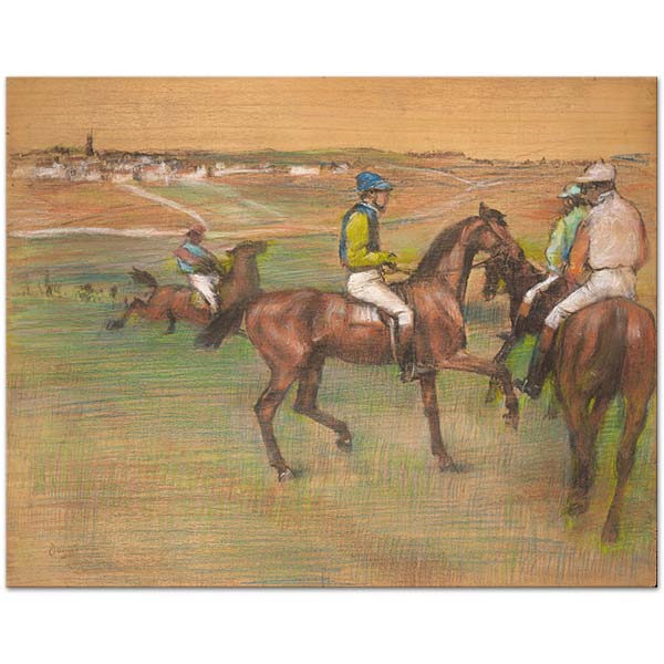 Edgar Degas Race Horses Art Print