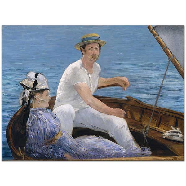 Edouard Manet Boating Art Print