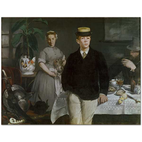 Edouard Manet Luncheon in the Studio Art Print