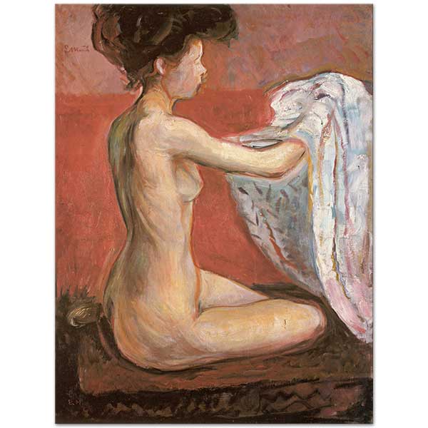 Edvard Munch Paris Nude Art Print