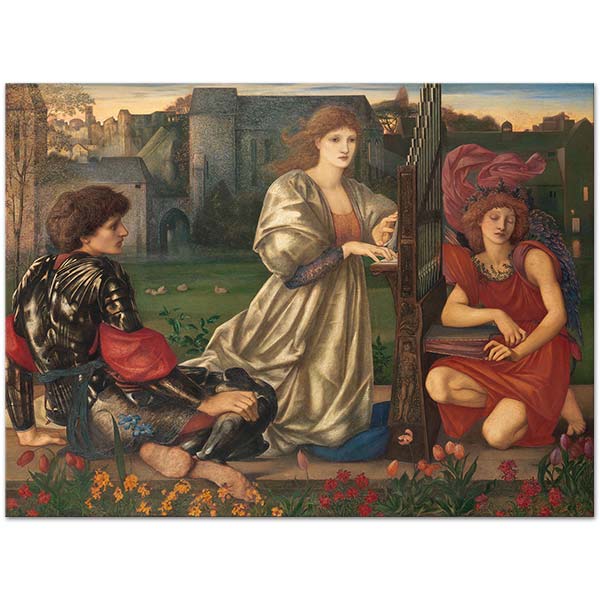 Edward Burne Jones The Love Song Art Print