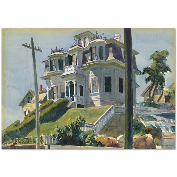 Edward Hopper Haskell's House Art Print
