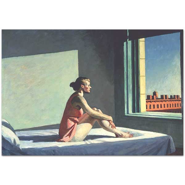 Edward Hopper Morning Sun Art Print