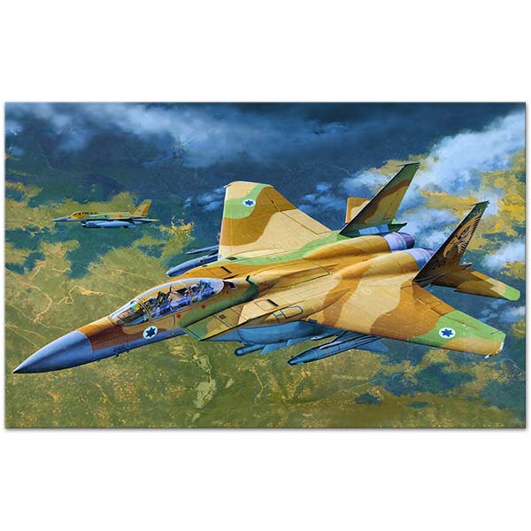 F 15 Avcı Savaş Uçağı Kanvas Tablo