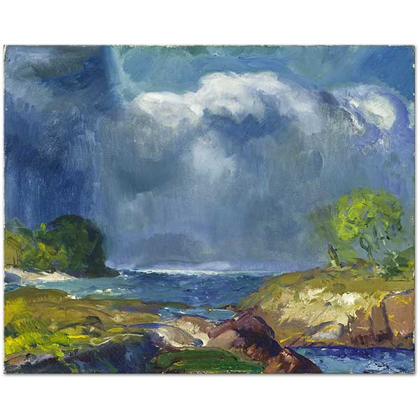 George Wesley Bellows The Coming Storm Art Print