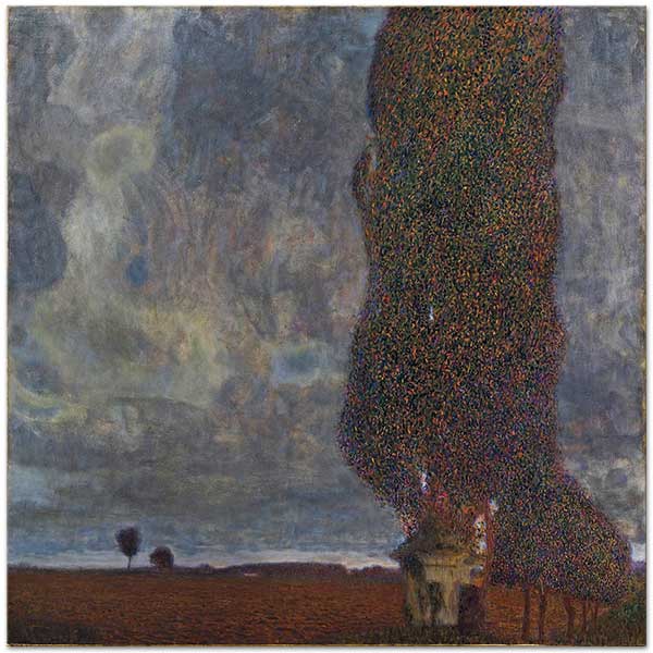 Gustav Klimt Approaching Thunderstorm Art Print