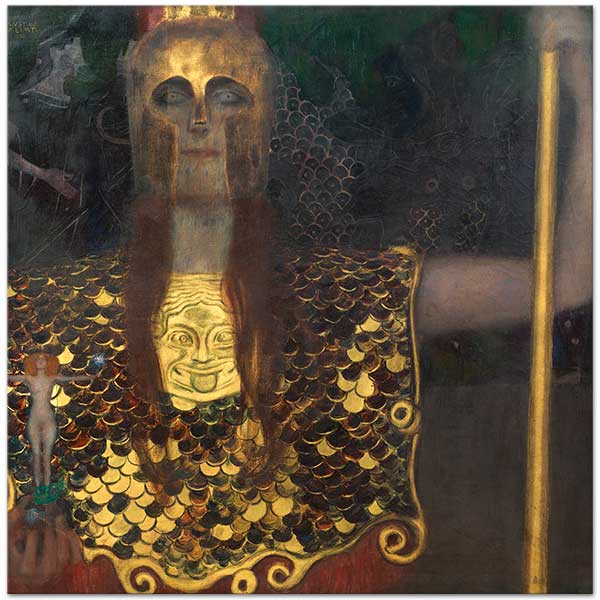Gustav Klimt Pallas Athene Art Print