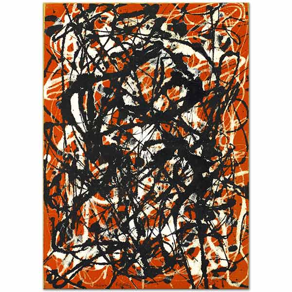 Jackson Pollock Free Form Art Print