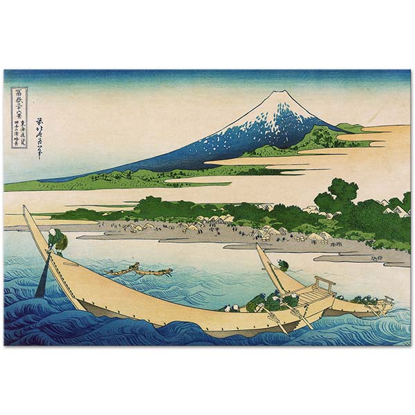Katsushika Hokusai Tago Bay Near Ejiri On The Tokaido Art Print