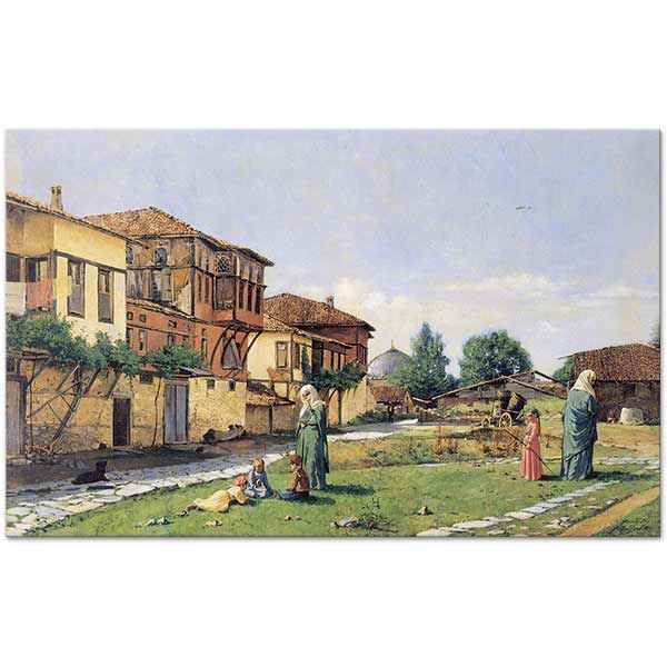 Osman Hamdi Bey Gebzeden Manzara Kanvas Tablo