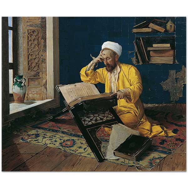 Osman Hamdi Bey İlahiyatçı Kanvas Tablo