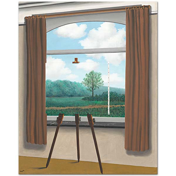 Rene Magritte İnsani Durum Kanvas Tablo