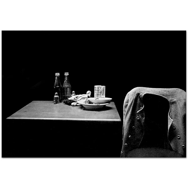 Roy DeCarava Catsup Bottles Table and Coat Art Print