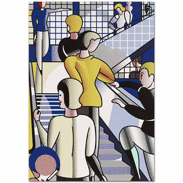 Roy Lichtenstein Bauhaus Stairway Art Print