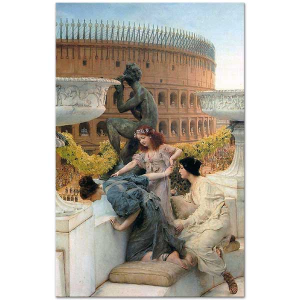 Sir Lawrence Alma Tadema The Colosseum Art Print