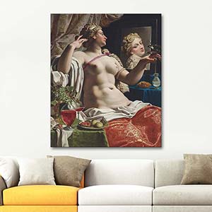 Abraham Janssens An Allegory Of Lust Art Print