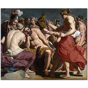 Abraham Janssens Jupiter Rebuked By Venus Art Print