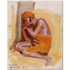 Akseli Gallen Kallela An African Resting Art Print