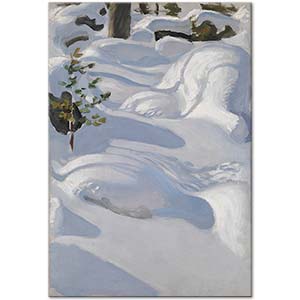 Akseli Gallen Kallela Sunshine On Snow Art Print