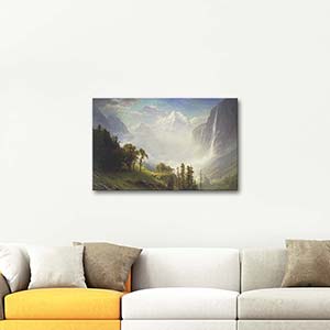 Albert Bierstadt Şelale Kanvas Tablo