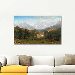 Albert Bierstadt The Rocky Mountains Lander's Peak Art Print