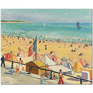 Albert Marquet The Beach Sables Dolonne Art Print