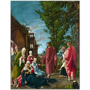Albrecht Altdorfer Christ Taking Leave of His Mother Art Print