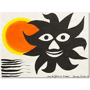 Alexander Calder For High Speed Art Print