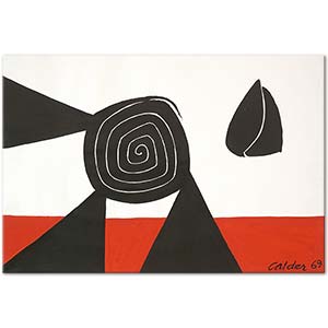 Alexander Calder İsimsiz 02 Kanvas Tablo