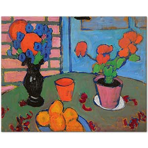 Alexej von Jawlensky Still Life With Flowers And Oranges Art Print