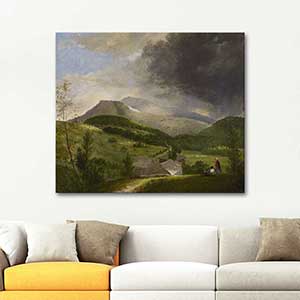 Alvan Fisher Approaching Storm White Mountains Art Print