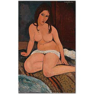 Amedeo Modigliani Seated Nude Art Print