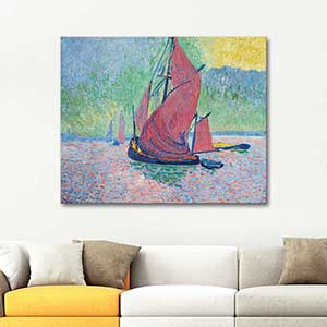 Andre Derain The Red Sails Art Print