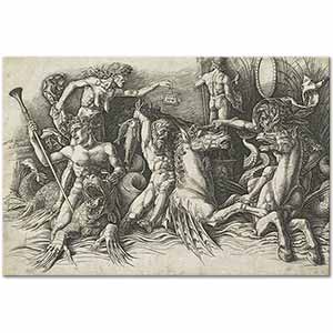 Andrea Mantegna Battle of the Sea Gods Art Print