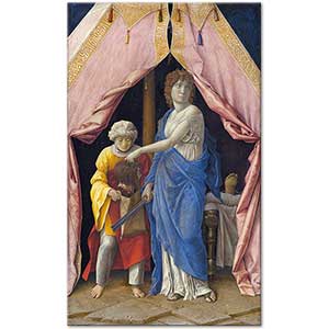 Andrea Mantegna Judith Holofernesin Başıyla Kanvas Tablo