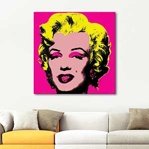 Andy Warhol Marilyn Monroe Pembe