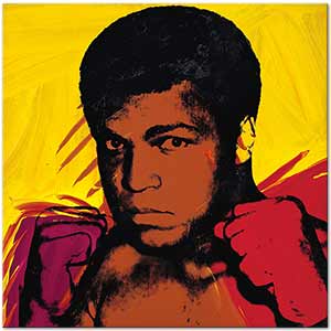 Andy Warhol Muhammed Ali Kanvas Tablo
