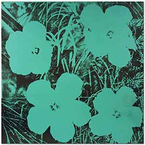 Andy Warhol Onlu Ayak Çiçekleri
